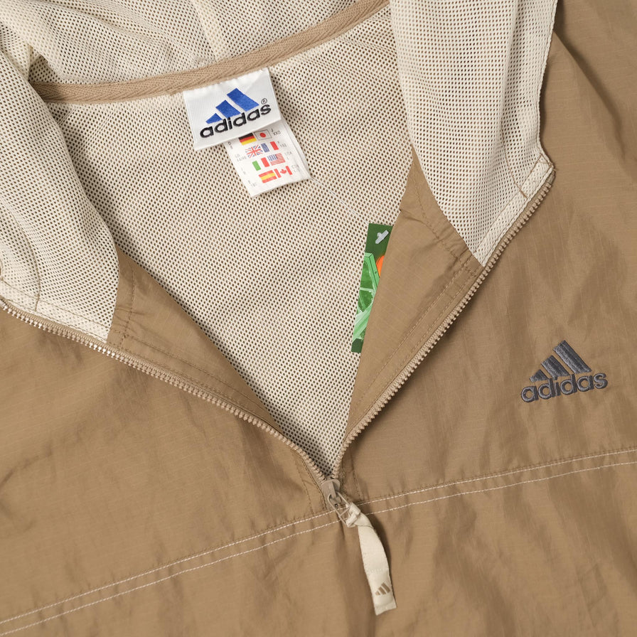 Adidas Half Zip Windbreaker Large 