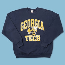 Vintage Georgia Tech Yellow Jackets Sweater XLarge 