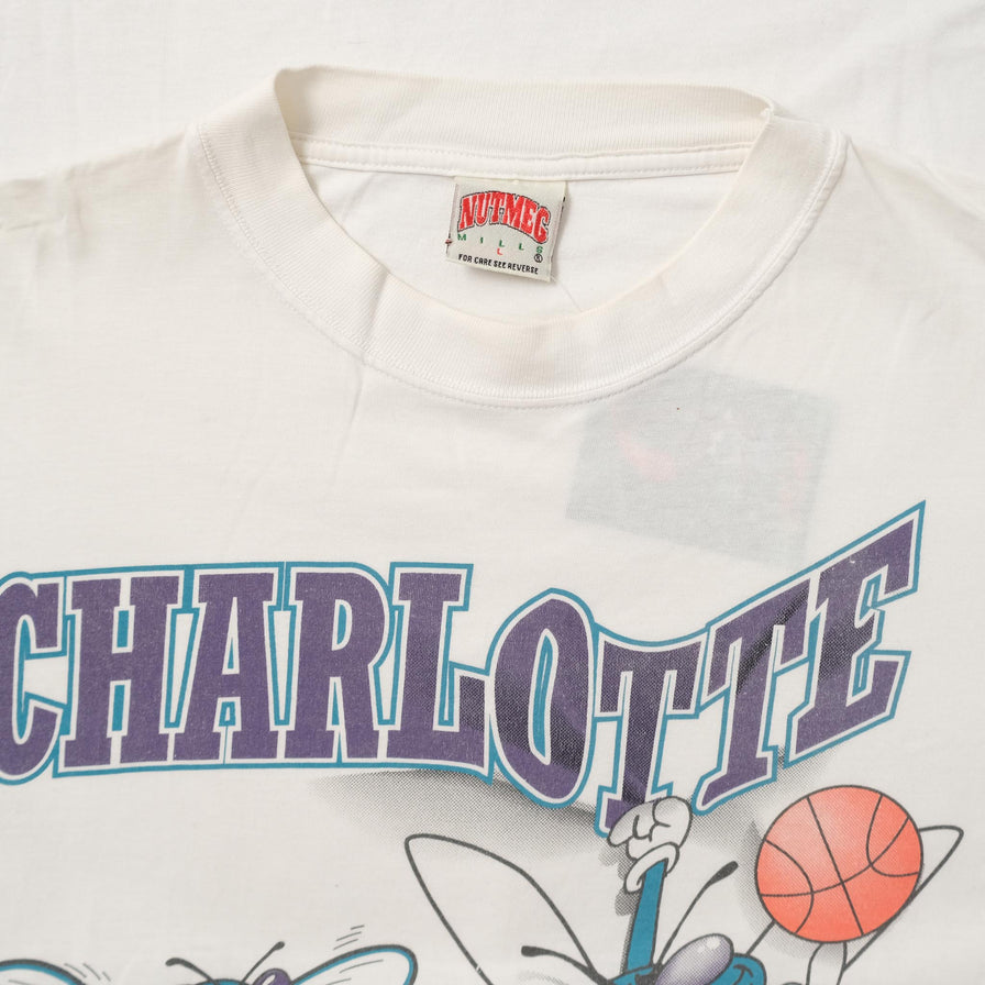 Vintage Charlotte Hornets T-Shirt Large | Double Double Vintage