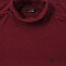 Vintage Fred Perry Turtleneck Sweater Medium 