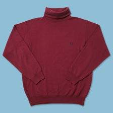 Vintage Fred Perry Turtleneck Sweater Medium 