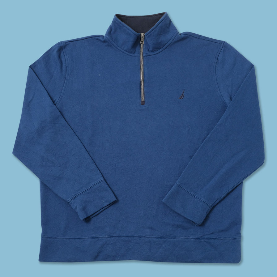 Vintage Nautica Q-Zip Sweater XLarge 