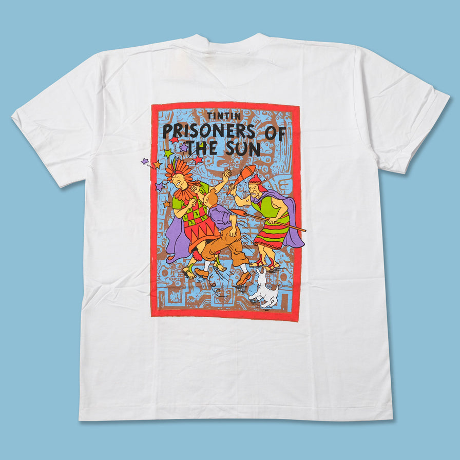 Vintage DS Tintin Prisoners of the Sun T-Shirt Large 
