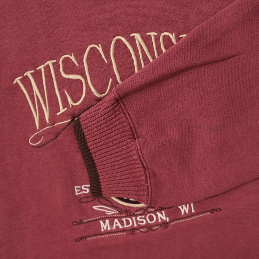 Vintage Wisconsin Badgers Sweater Medium 