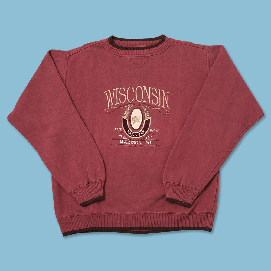 Vintage Wisconsin Badgers Sweater Medium 