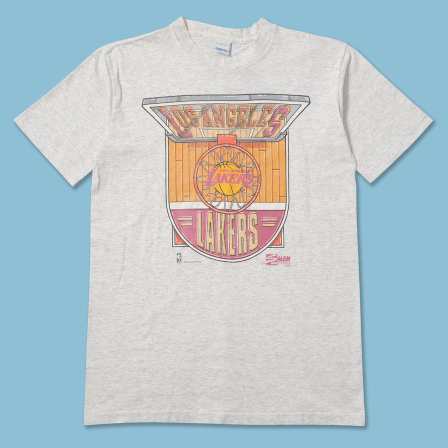 Vintage 1990 Los Angeles Lakers T-Shirt Medium 