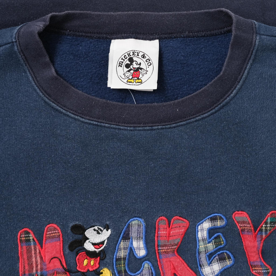 Vintage Mickey Mouse Sweater Large 