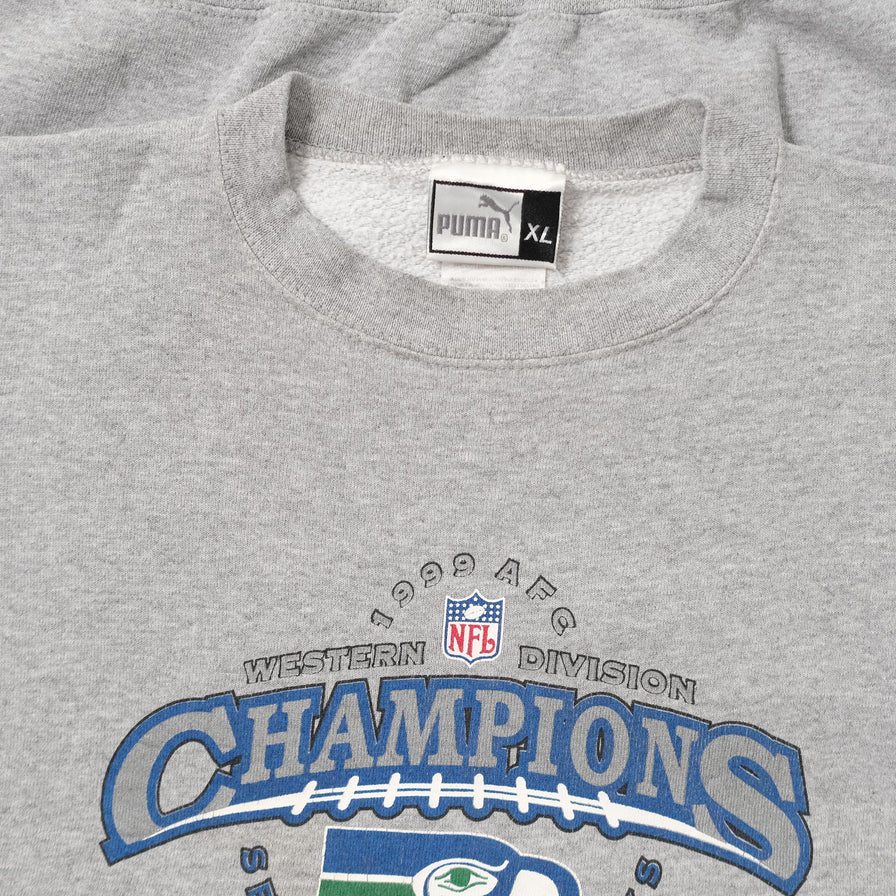 Vintage 1999 Seattle Seahawks Sweater Medium 