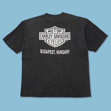Vintage Harley Davidson Budapest T-Shirt Large 
