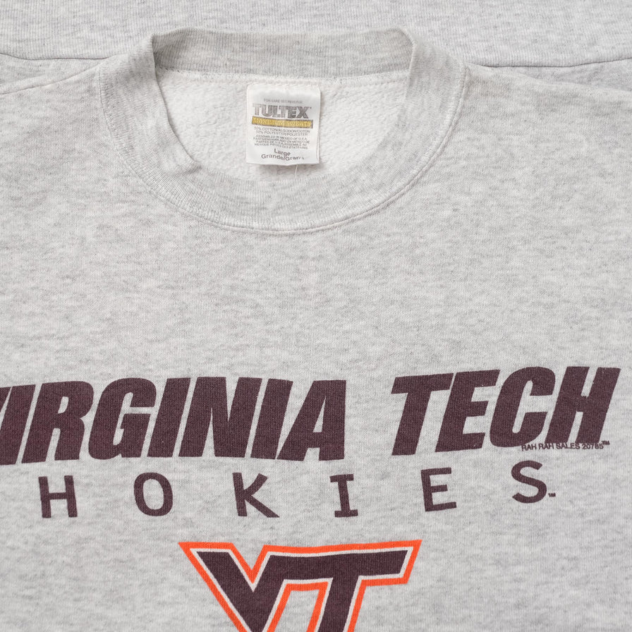 Vintage Virginia Tech Hokies Sweater Large 