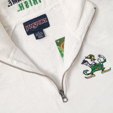 Vintage Notre Dame Q-Zip Sweater Medium 