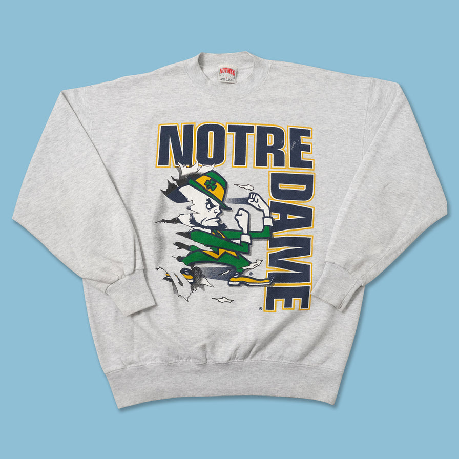 Vintage Notre Dame Sweater XLarge 
