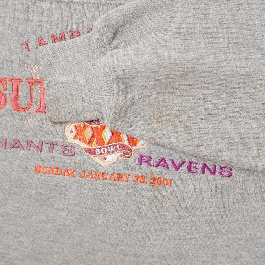 Vintage 2001 Super Bowl Sweater XLarge 