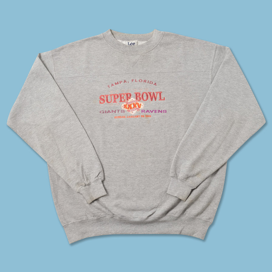Vintage 2001 Super Bowl Sweater XLarge 
