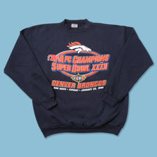 Vintage 1998 Denver Broncos Super Bowl Sweater Large 