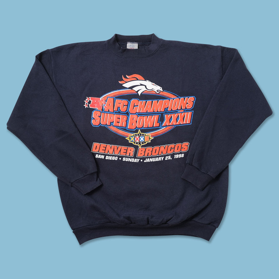 Vintage 1998 Denver Broncos Super Bowl Sweater Large 