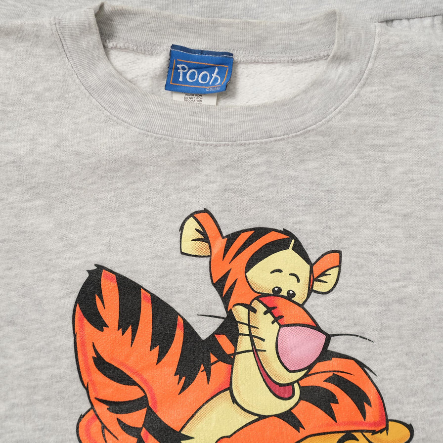 Vintage Tigger and Winnie Pooh Sweater XLarge 