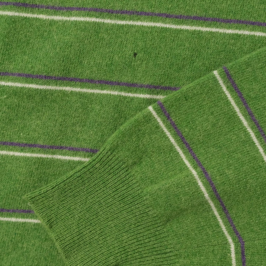 Vintage Kappa Q-Zip Knit Sweater Large 