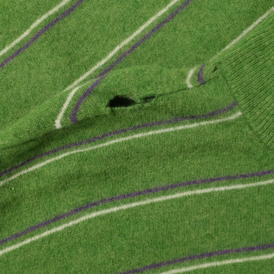 Vintage Kappa Q-Zip Knit Sweater Large 