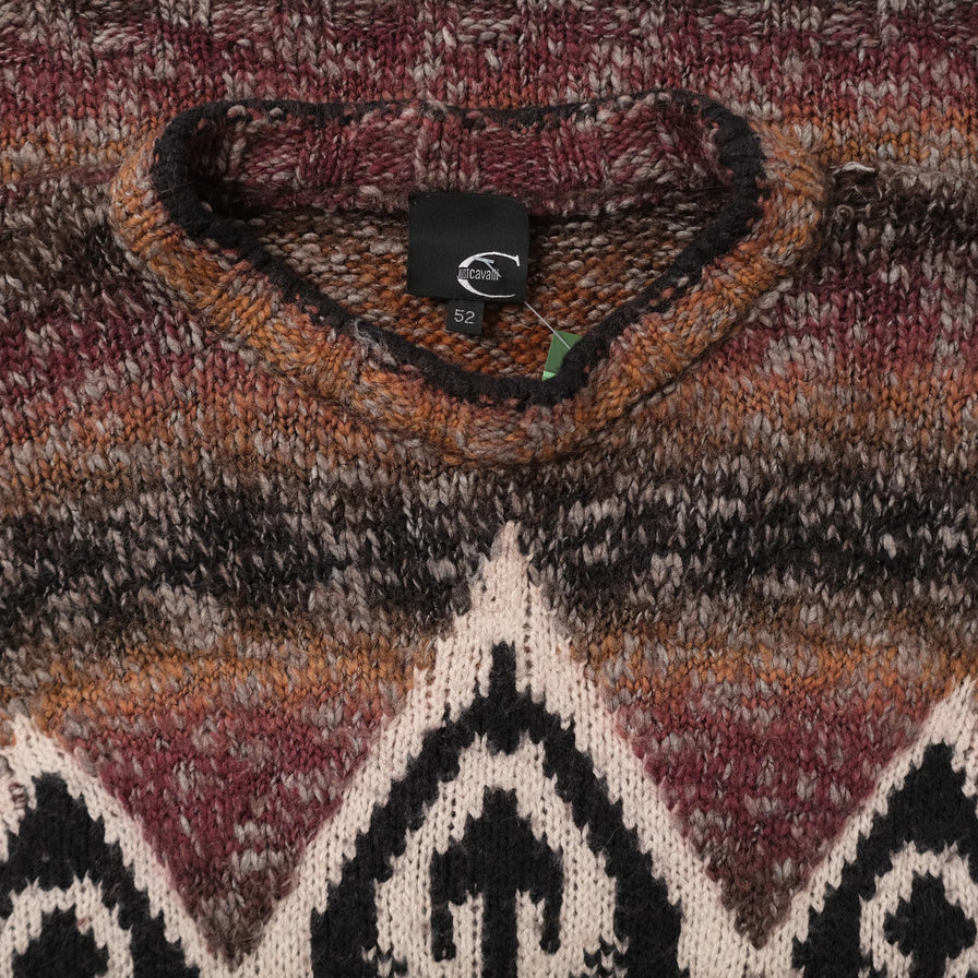 Vintage Cavalli Knit Sweater Large 