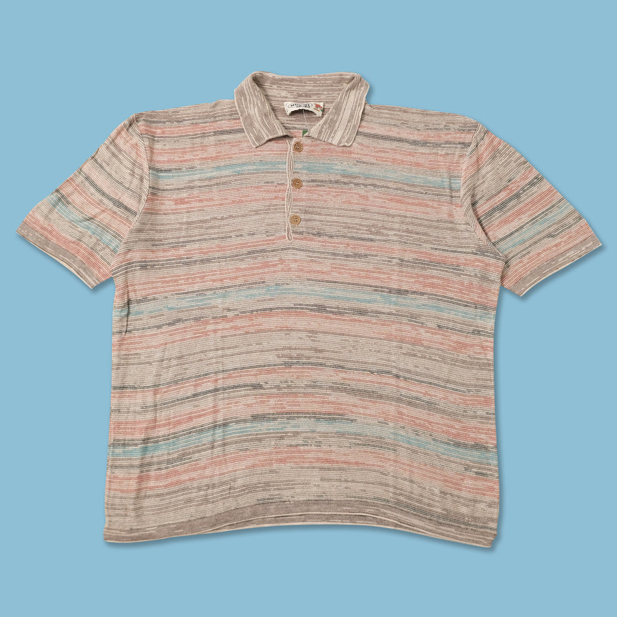 Vintage Missoni Knit Polo Large 
