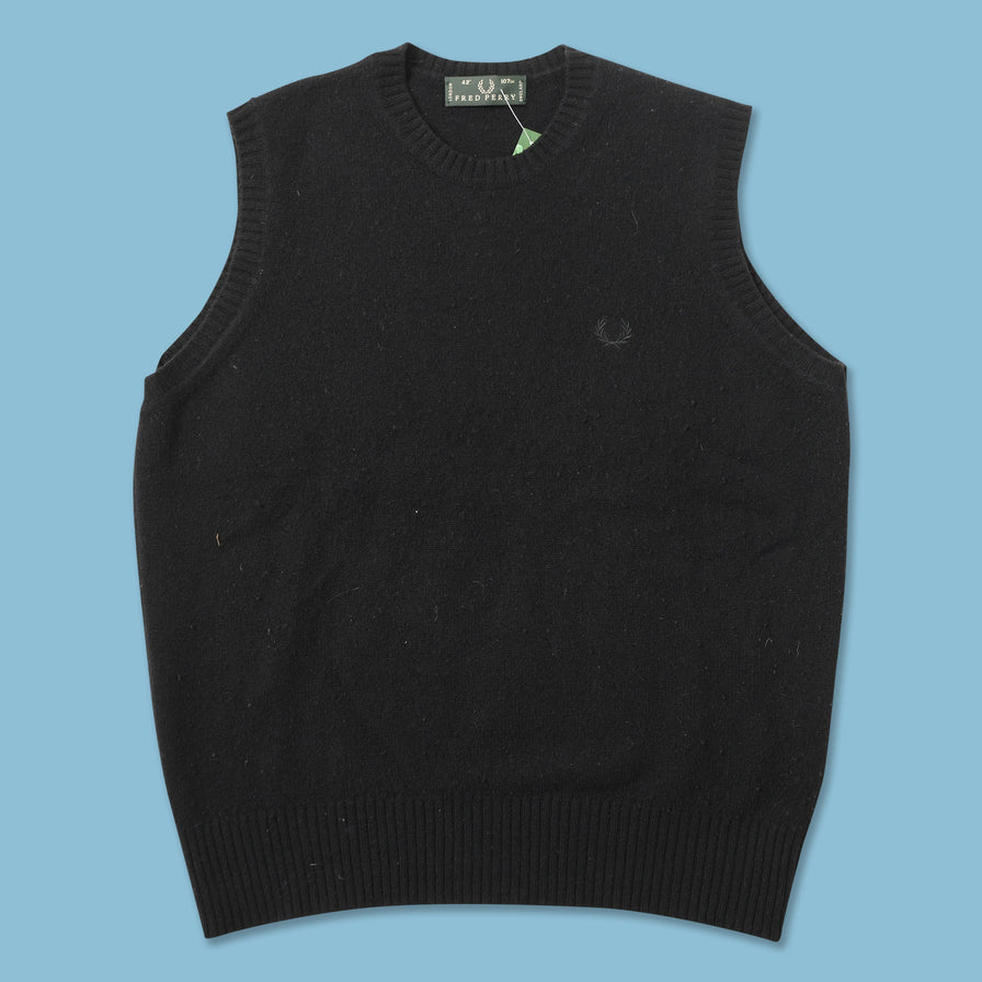 Vintage Fred Perry Knit Vest Medium 