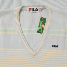 Vintage Fila Knit Vest Small 