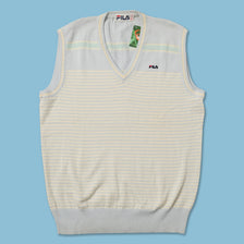 Vintage Fila Knit Vest Small 