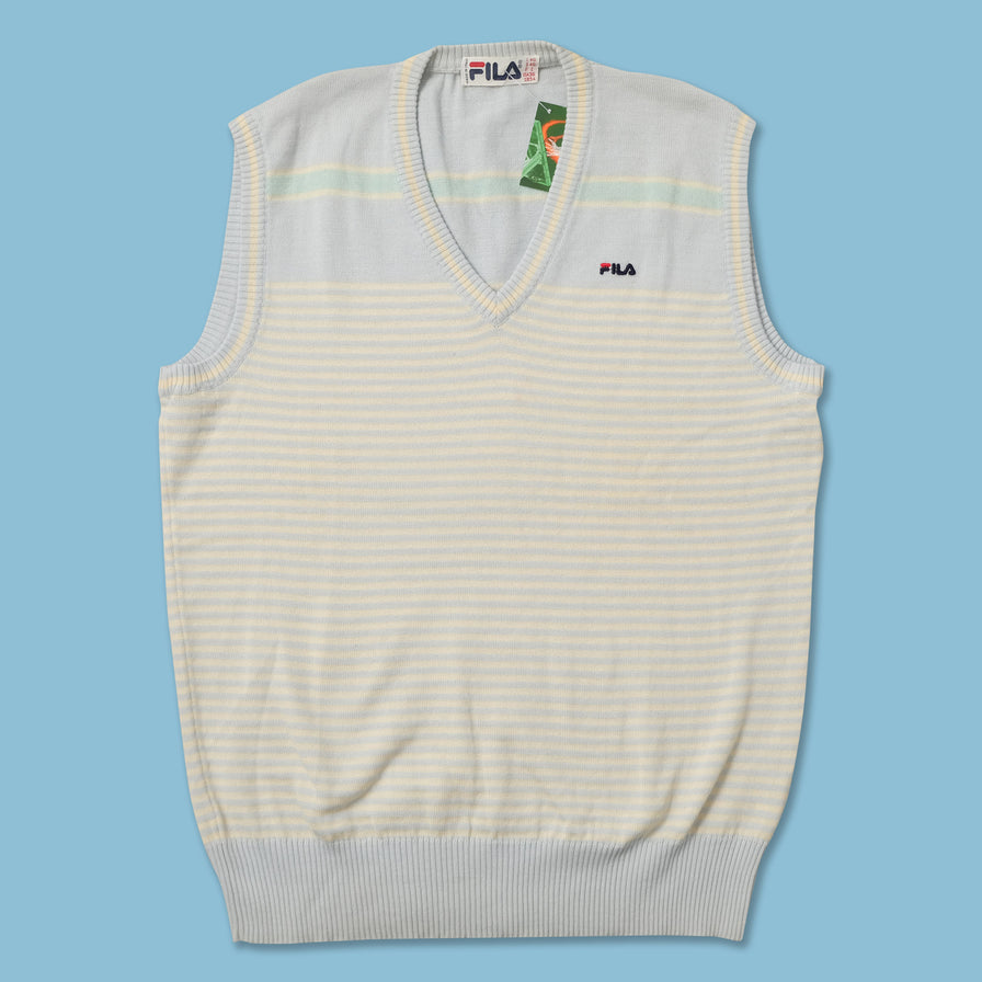 Vintage Fila Knit Vest Small 