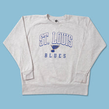 Vintage St. Louis Blues Sweater XLarge 