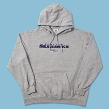 Vintage Seattle Seahawks Hoody Large 