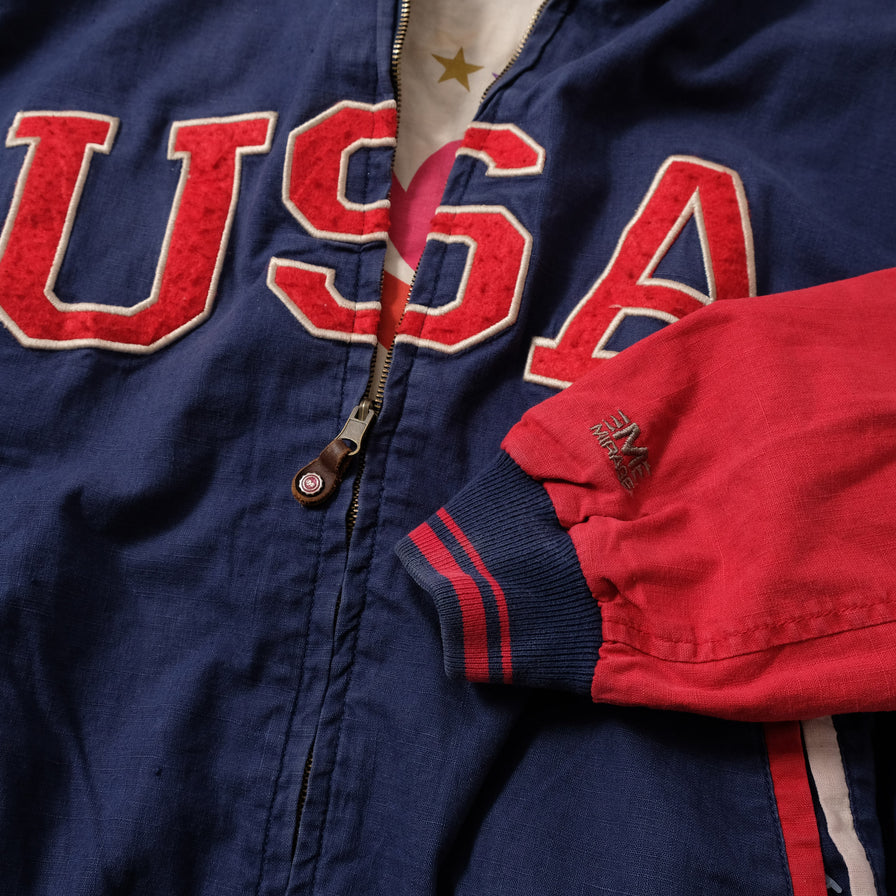 1996 Olympic Games USA Reversible Bomber Jacket Large 