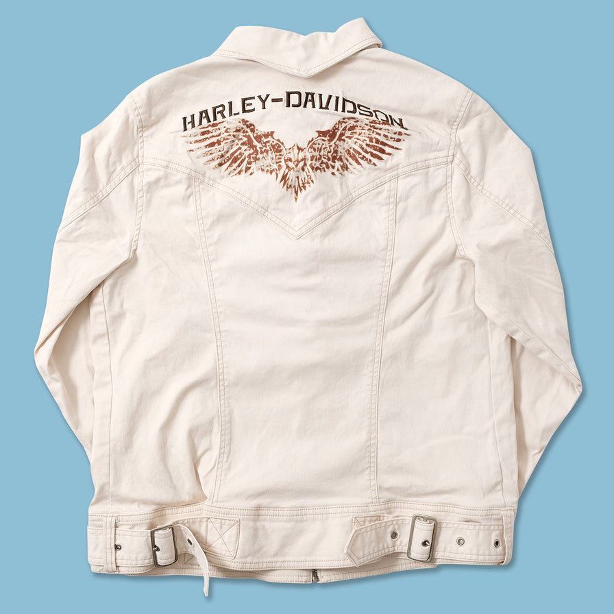 Vintage Women's Harley Davidson Biker Jacket Medium 