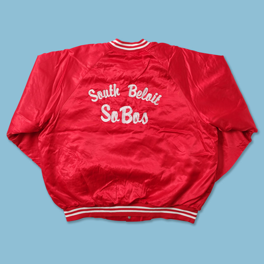 Vintage Satin College Jacket XLarge 