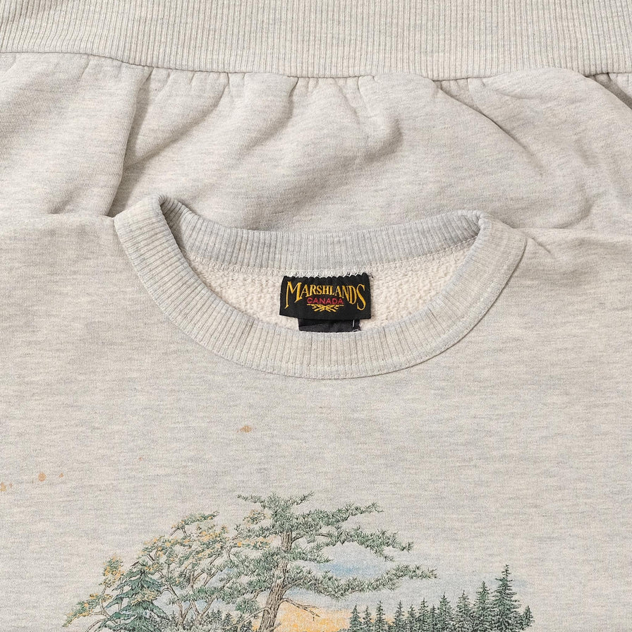 Vintage Canada Lake Sweater Medium 