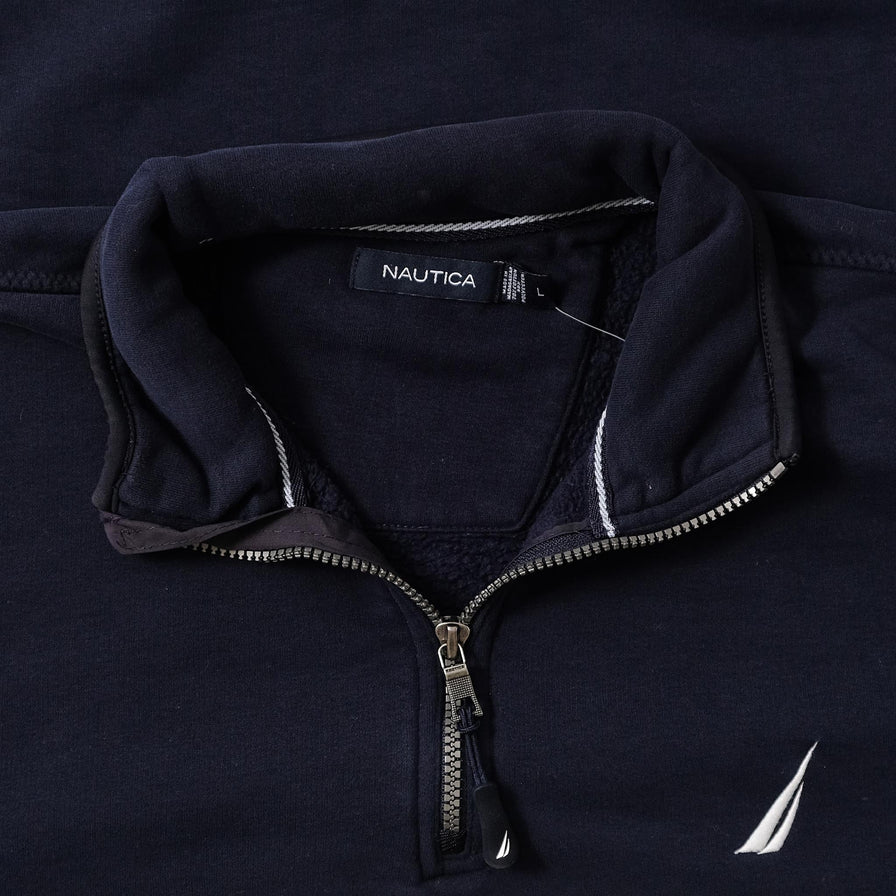 Vintage Nautica Q-Zip Sweater Large 