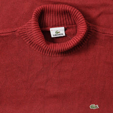 Vintage Lacoste Turtleneck Knit Sweater Large 