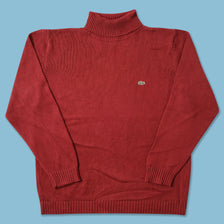 Vintage Lacoste Turtleneck Knit Sweater Large 