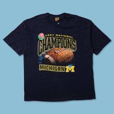 1997 Nutmeg Michigan Wolverines T-Shirt XXLarge 