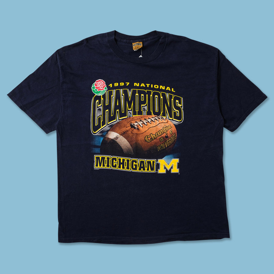 1997 Nutmeg Michigan Wolverines T-Shirt XXLarge 