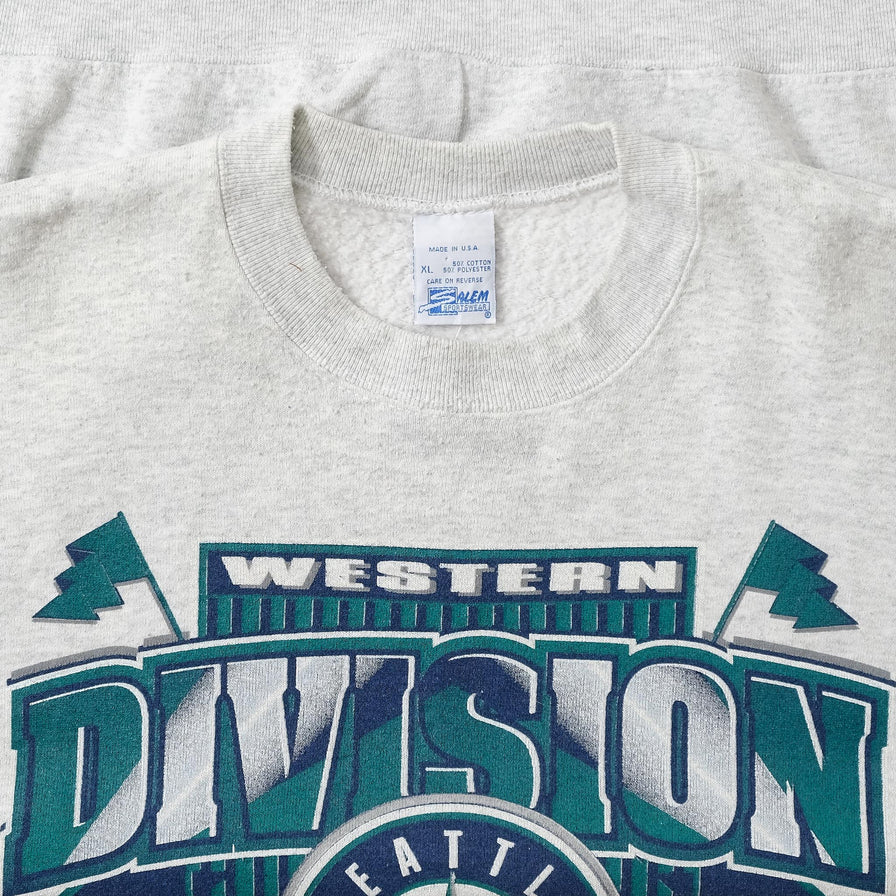 1995 Salem Seattle Mariners Sweater XLarge 