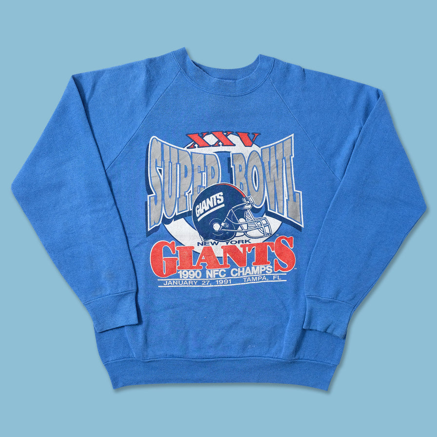 1991 New York Giants Super Bowl Sweater Medium 
