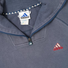 Vintage adidas Q-Zip Sweater Large 