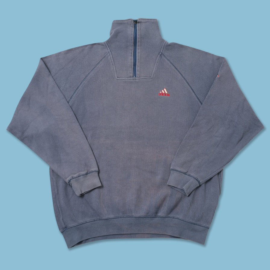 Vintage adidas Q-Zip Sweater Large 