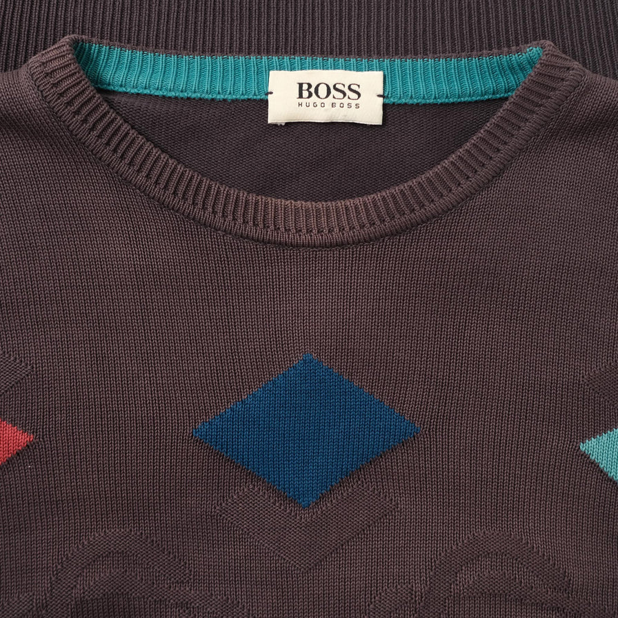 Vintage Hugo Boss Knit Sweater XLarge 