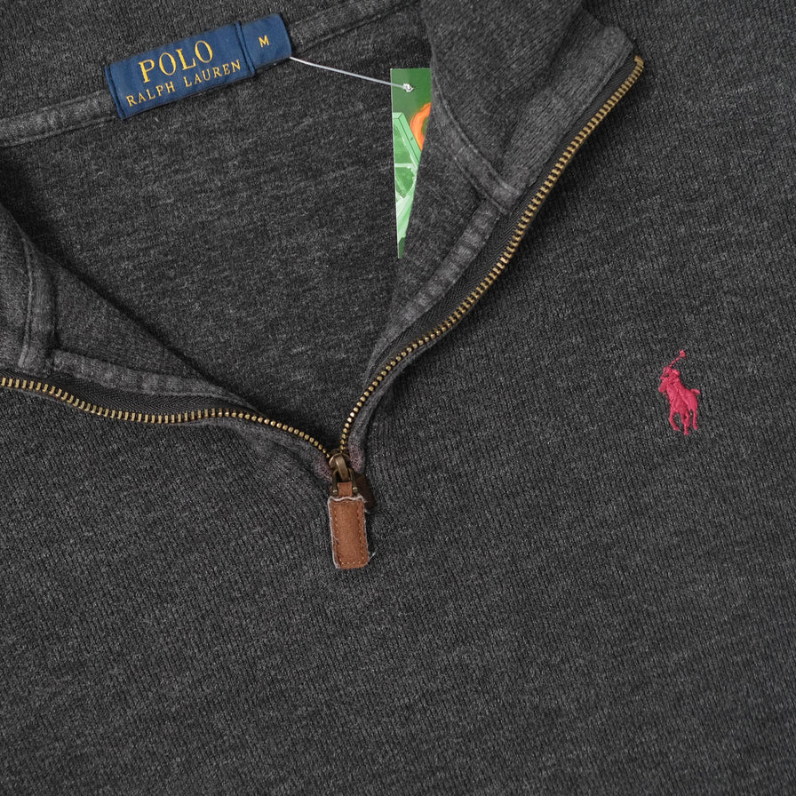 Polo Ralph Lauren Knit Q-Zip Sweater Medium 