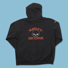 Harley Davidson Hooded Sweater Jacket Medium 