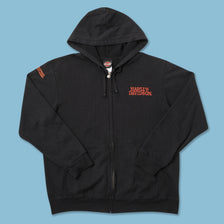 Harley Davidson Hooded Sweater Jacket Medium 