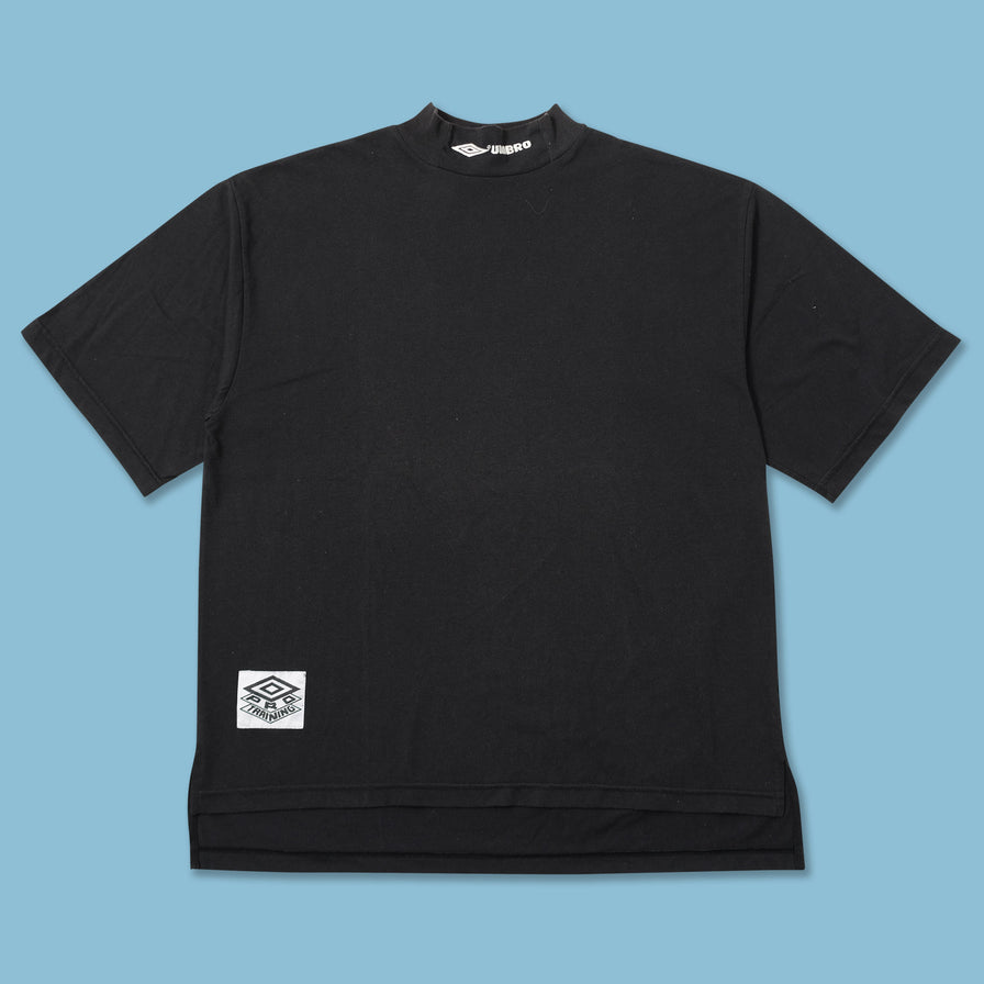 Vintage Umbro Mock Neck T-Shirt XLarge 