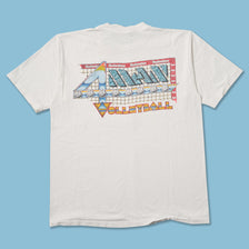 Vintage Budweise Volleyball T-Shirt Large 